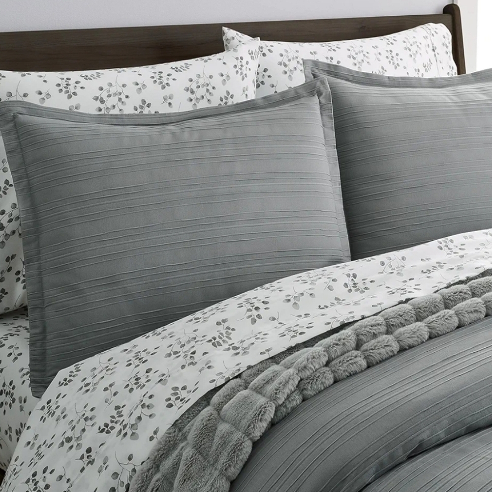 Scott Living Channing Cotton Sateen 3-Piece Duvet Set Queen NWT - Picture 7 of 9
